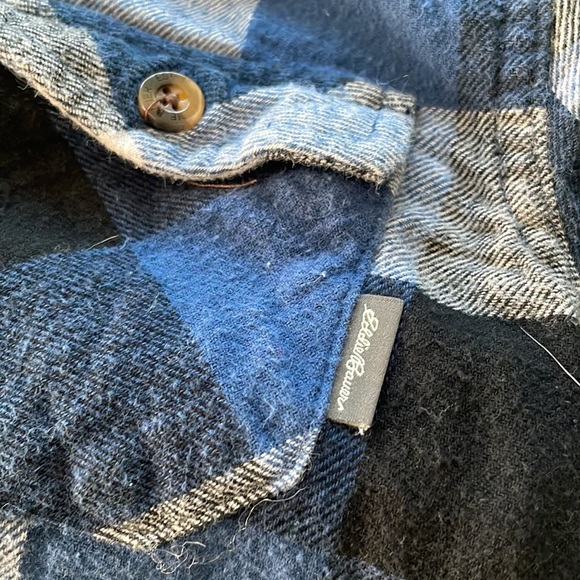 EDDIE BAUER Plaid Button Down Long Sleeve Shirts size XS 5/6 - Picture 12 of 14